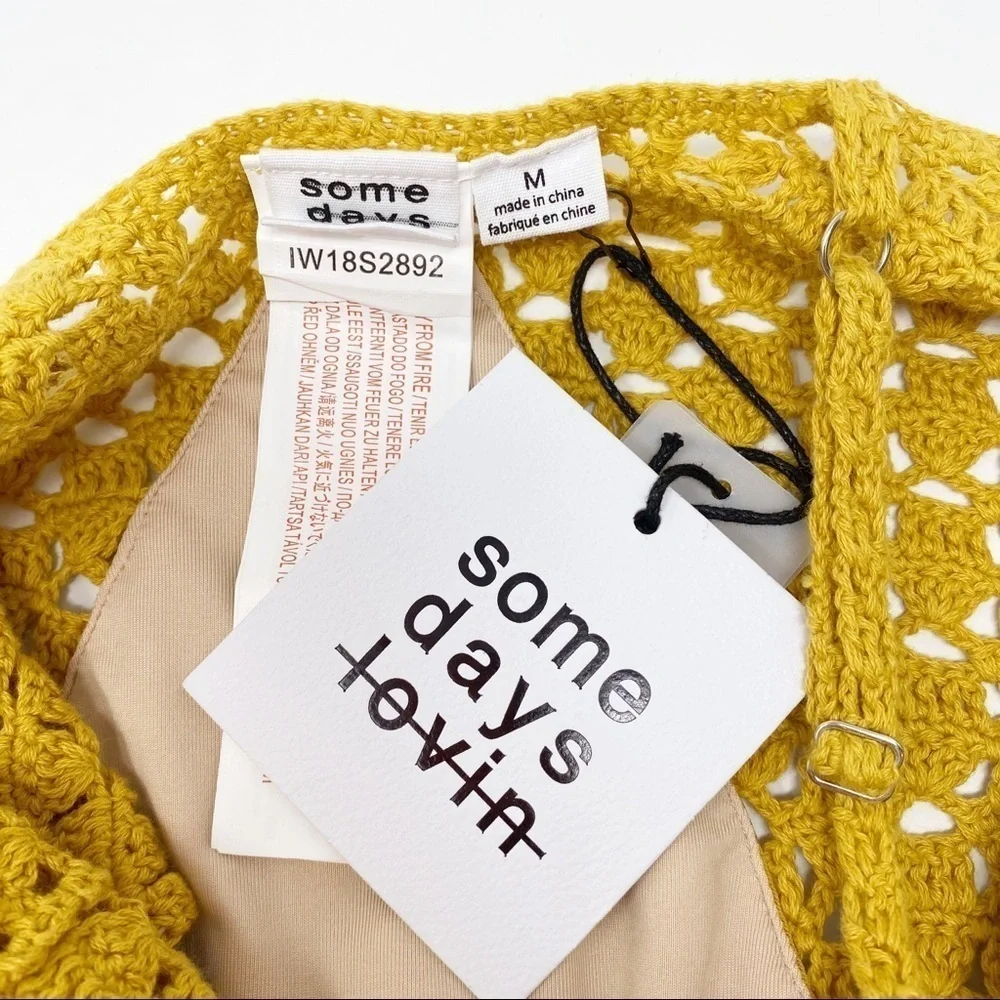 SOMEDAYS LOVIN‎ Mystifying Crochet Swimsuit M